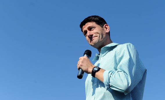 US Republican presidential candidate Mitt Romney's running mate Paul Ryan.